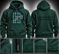 Green Distressed Hologram hoodie