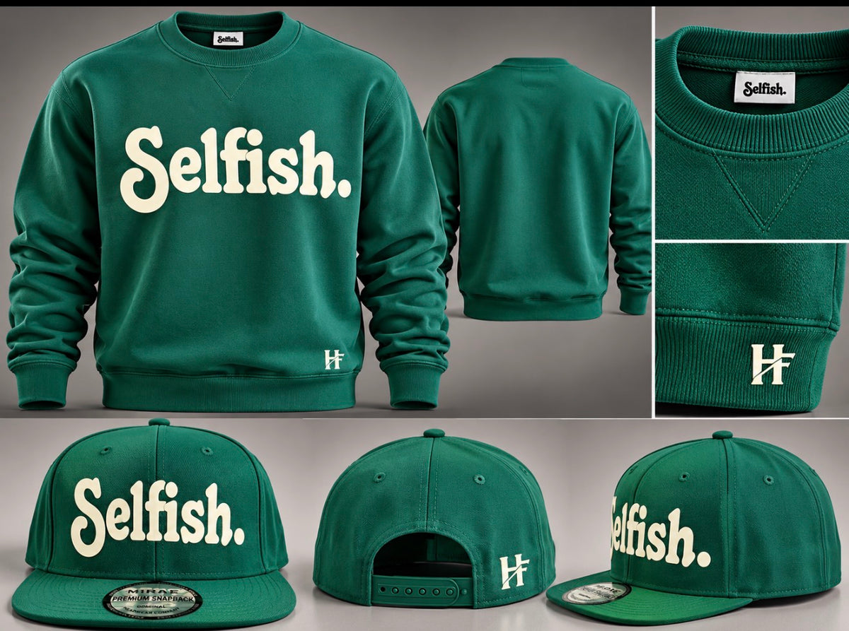 Forest Colorodo Selfish. Forest Green Crewneck Sweatshirt | HAUTE FREQUENCE – HAUTE ...