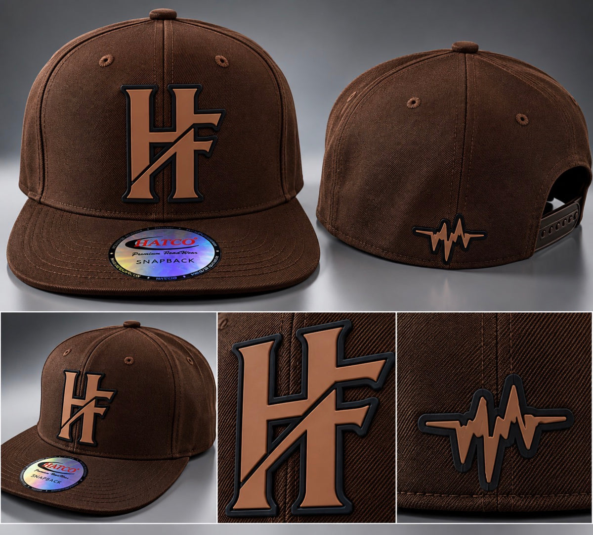 Brown & Black Offset Brick Vinyl